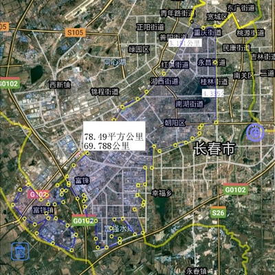 吉林省长春市建成区排名,南关区最大,双阳区最小,了解一下?